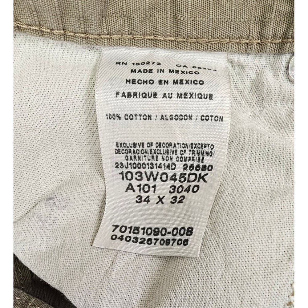 Wrangler RIGGS Workwear Ripstop Ranger Pants Khaki Lot of 2 34x30 34x32 - Picture 3 of 8